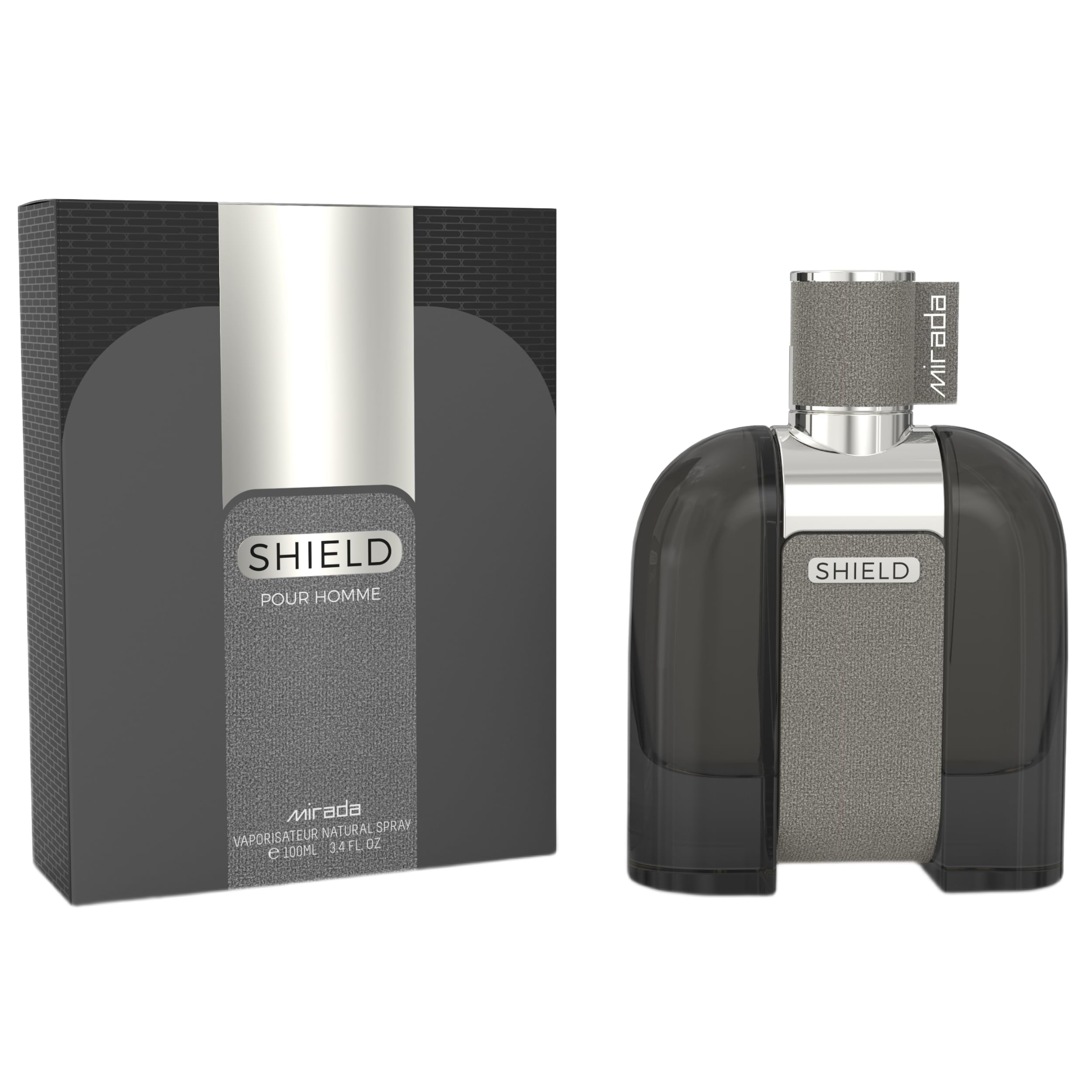 MIRADA Shield Eau de Parfum Spray for Men, 3.4 Fl Oz (100 mL)