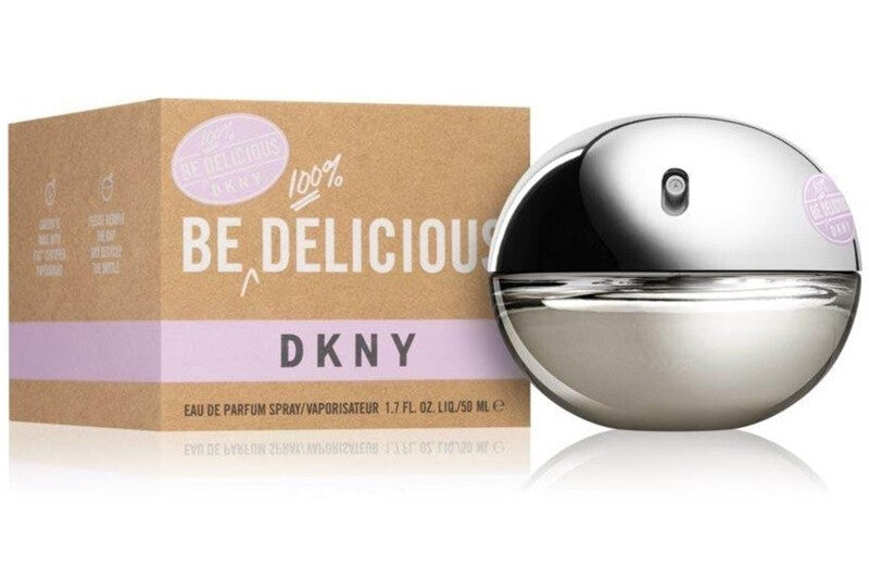 DKNY Be 100% Delicious Perfume for Women EDP Spray, 1.7 oz, Floral Fruity