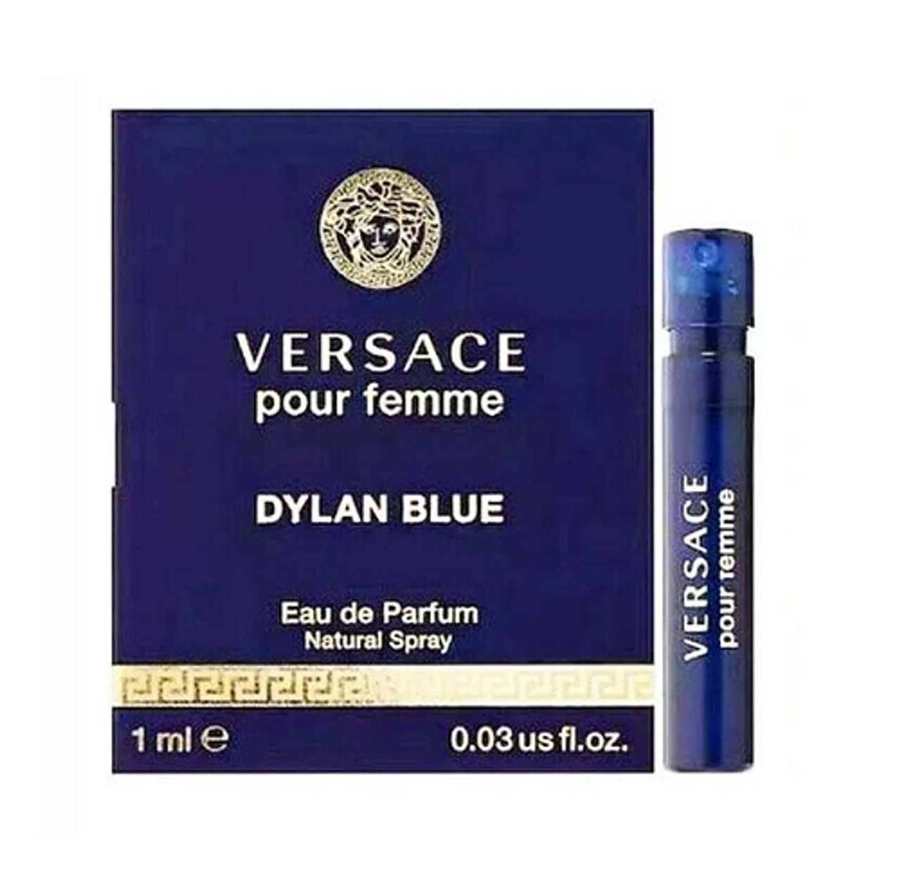 Versace Dylan Blue Vial Pour Femme 0.03 oz EDP para mujeres