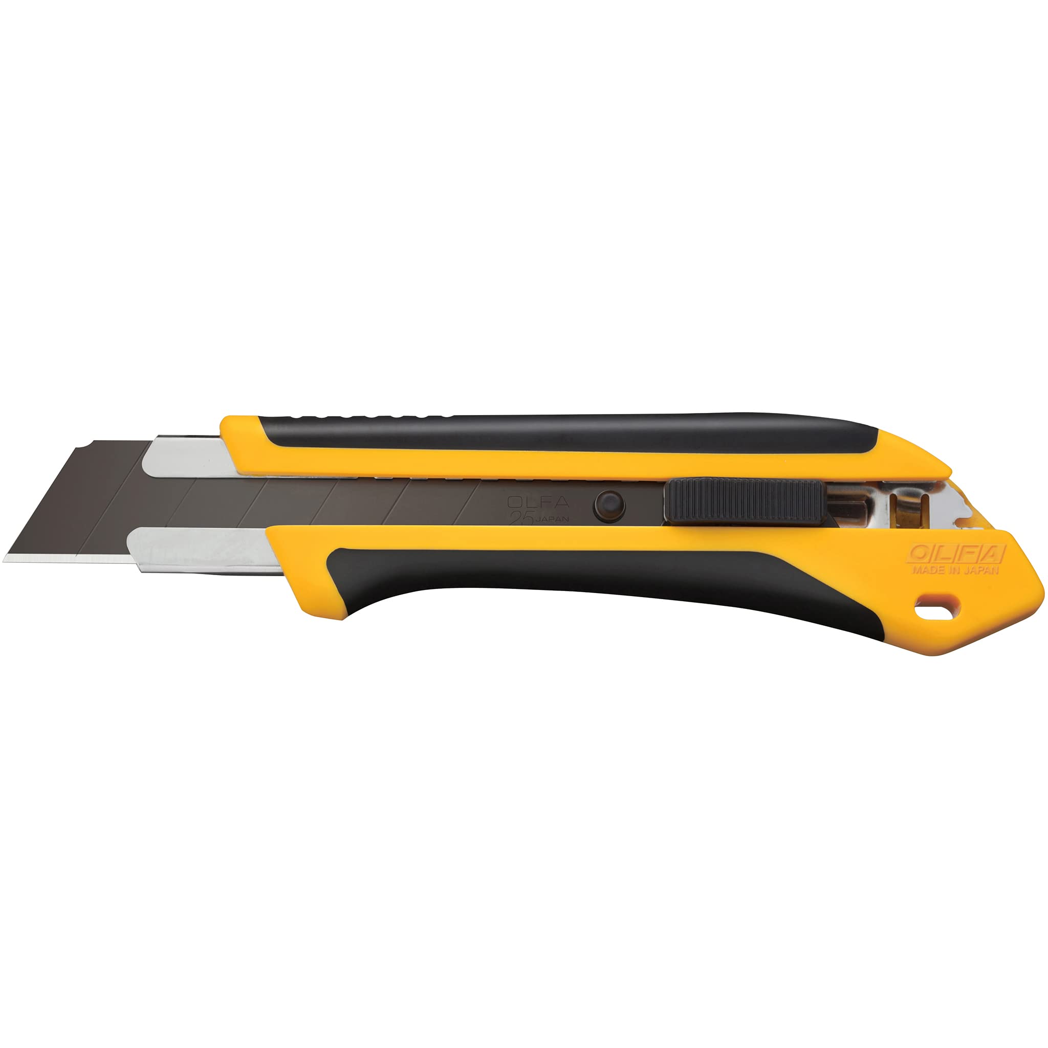 OLFA XH-AL 25mm Extra Heavy-Duty Snap-Off Utility Knife, No-Slip Grip