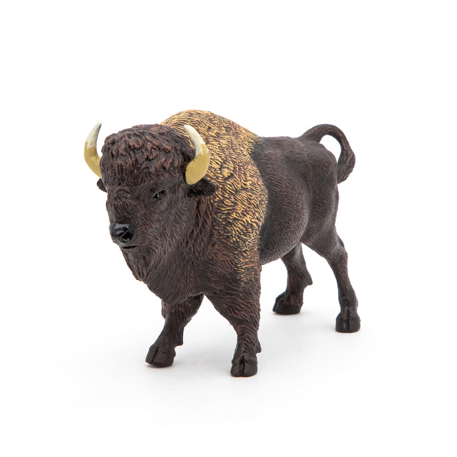 Papo American Buffalo Hand Painted Figurine - Heirloom Quality Collectible (50119)