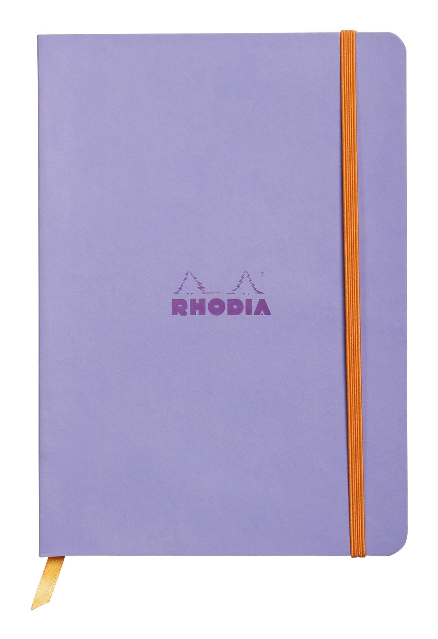 Rhodia Rhodiarama Soft Notebook - 80 Lined Sheets - 6 x 8 1/4 - Iris