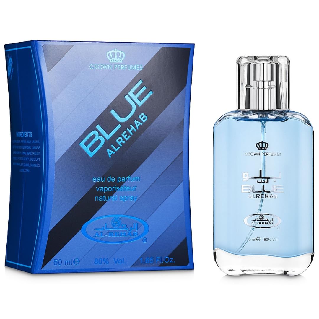 Al Rehab Blue Eau de Parfum Spray 50 ml (1.65 Fl Oz)