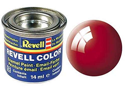 Pot de peinture Revell Enamels 14 ml, rouge feu brillant