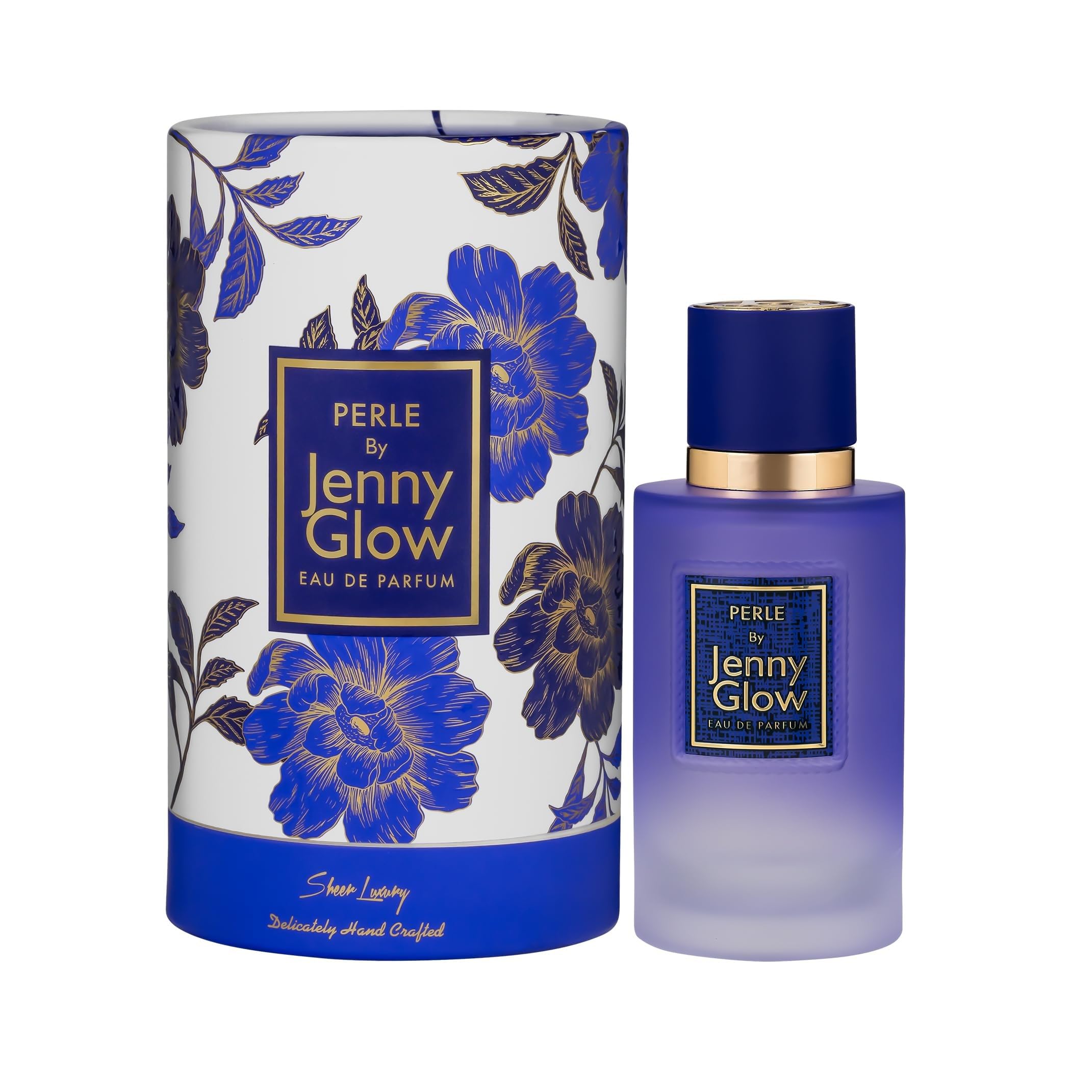 Jenny Glow Perle Eau de Parfum for Women, Oriental Floral Gourmand Fragrance with Violet Cassis Vanilla and Caramel, 2.7 oz Spray