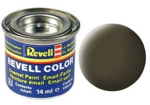 Revell Enamels 14 ml Peinture mate noire verte