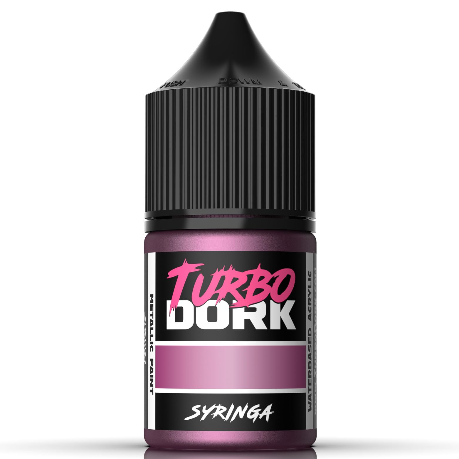 Turbo Dork Syringa Metallic Acrylic Paint 22ml Bottle - Water-based Non-Toxic Metallic Finish Paint