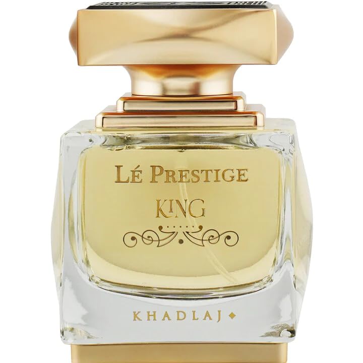 Khadlaj Le Prestige King Eau de Parfum Spray para unisex, 3,4 onzas líquidas (100 ml)