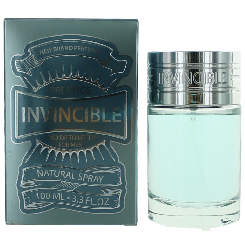New Brand Prestige Invincible Eau de Toilette Men Fresh Spicy Scent 3.3 oz Spray