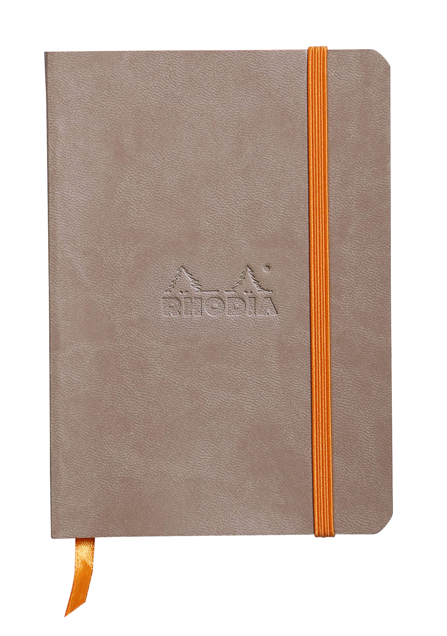 Rhodia Rhodiarama Soft Notebook - 72 Dots Sheets - 4 x 5 1/2 - Taupe