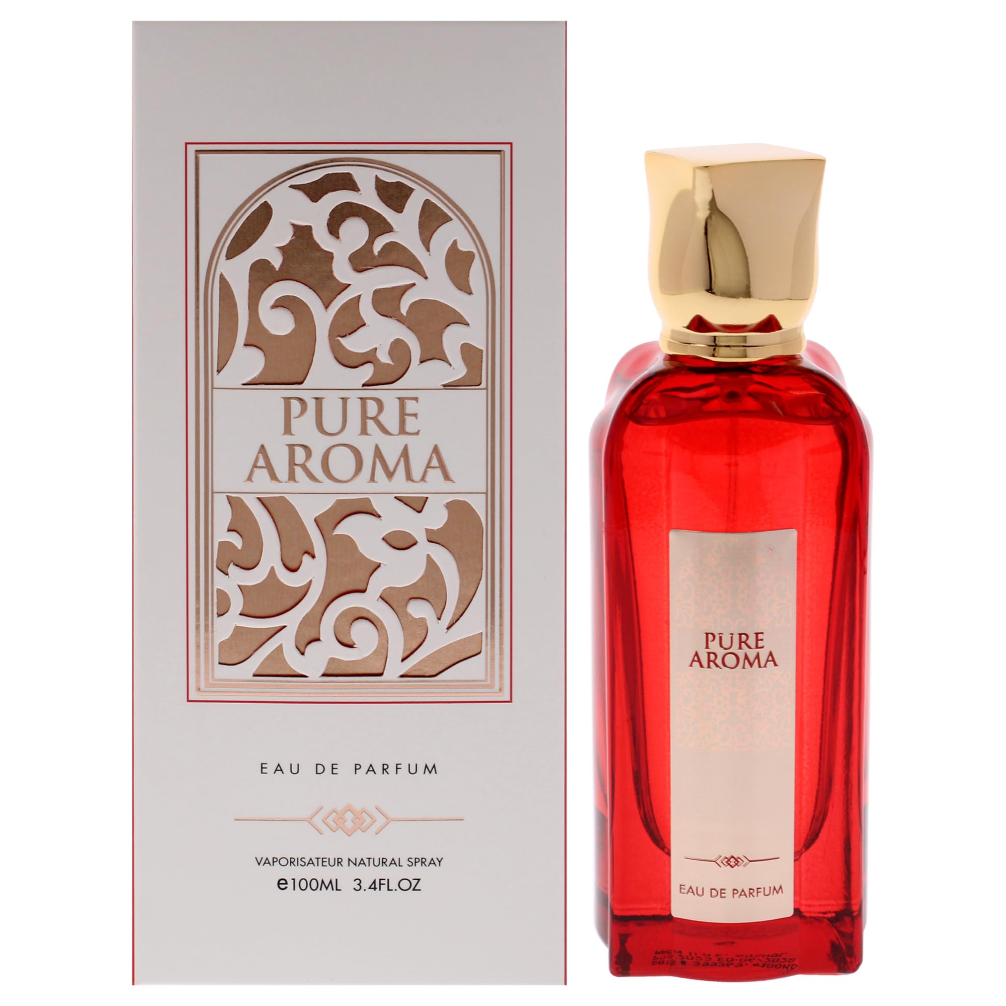 Le Vogue Pure Aroma Eau de Parfum for Women, Fresh Spicy Floral Fragrance with Invigorating Notes, 3.4 oz Spray