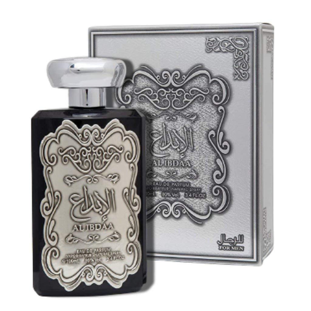 Ard Al Zaafaran Ibdaa Silver Eau De Parfum Spray para hombres, 3,4 onzas líquidas (100 ml)