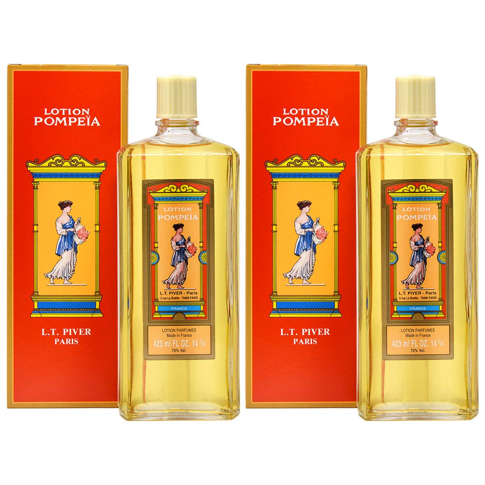 L.T. Piver Pompeia Cologne 14.25 oz Splash for Women (Pack of 2)