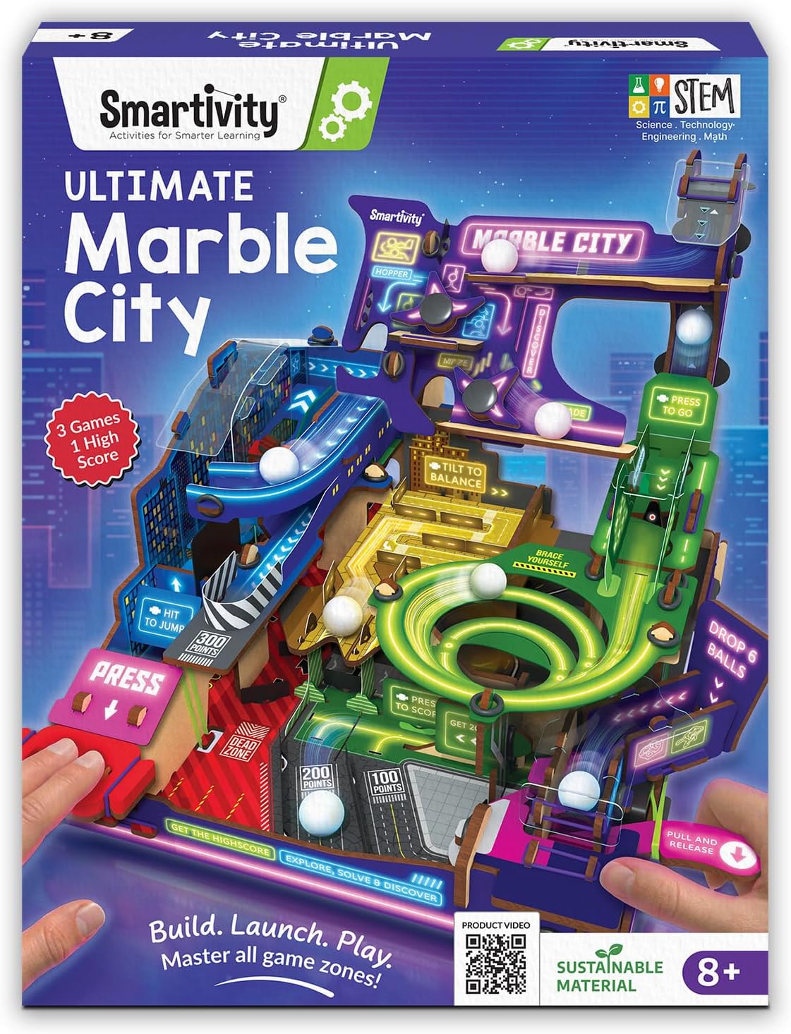 Smartivity Ultimate Marble City STEM Building Kit for Kids