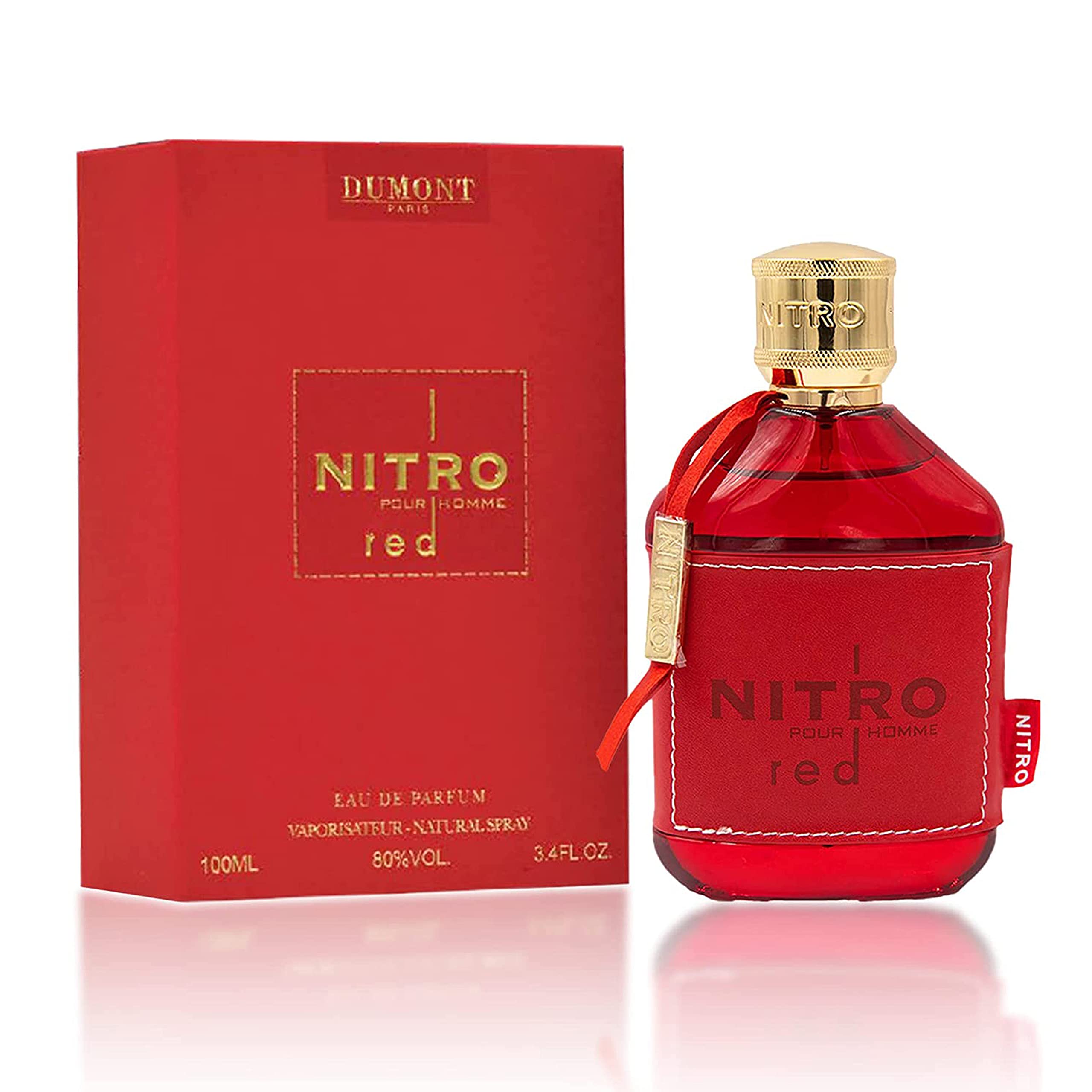Dumont Nitro Red for Men EDP Spray, 3.4 Ounce