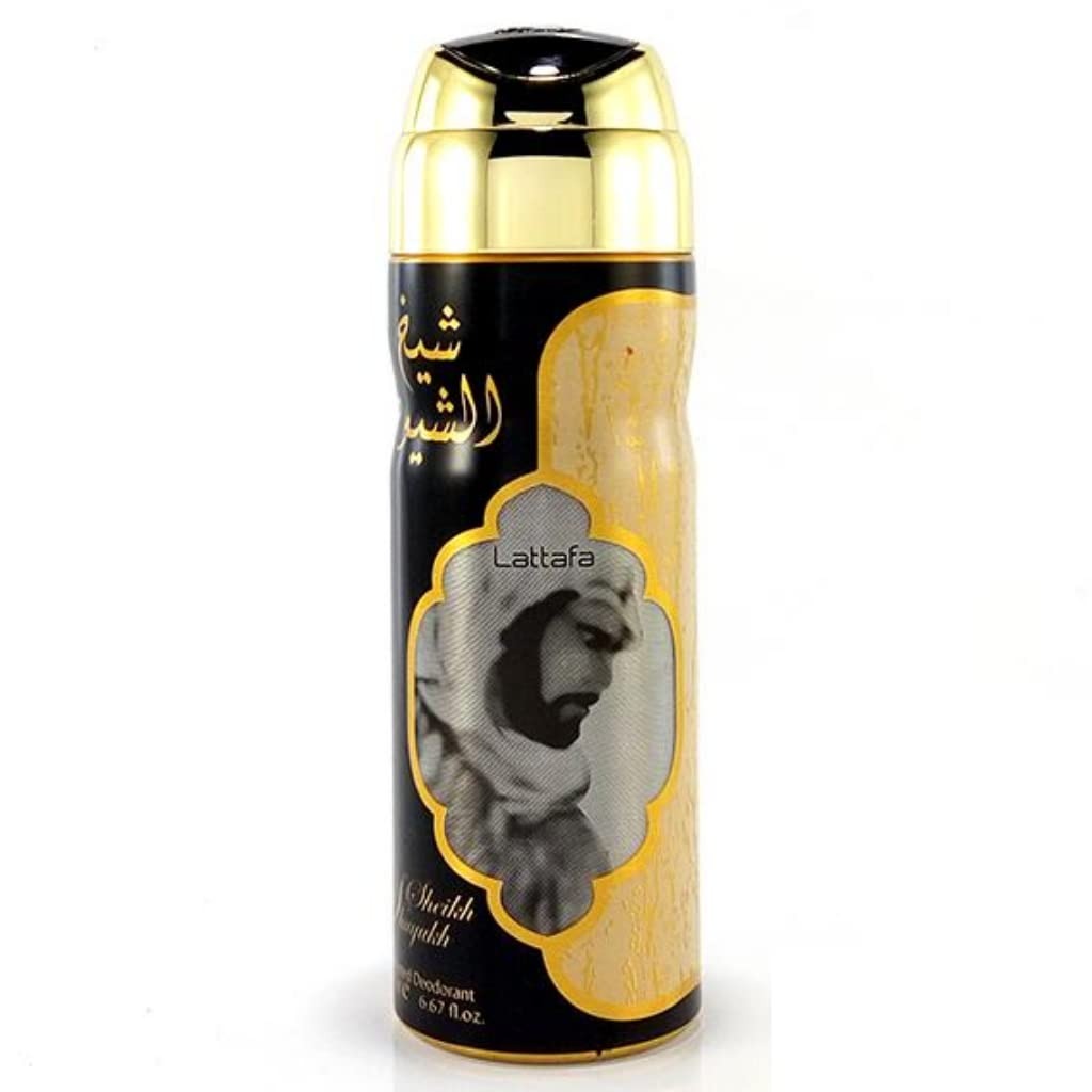 Lattafa Sheikh Al Shuyukh Perfumed Body Spray 6.7 Ounce (200 ml)