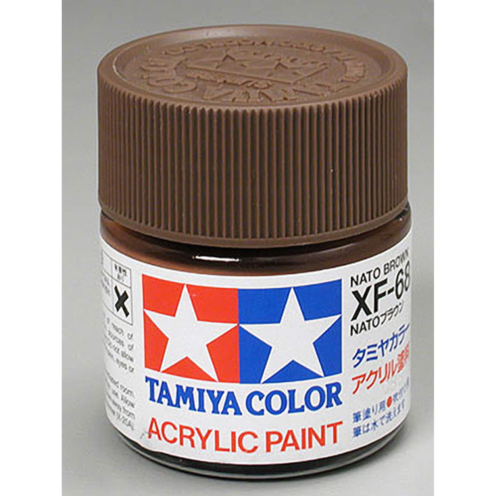 Peinture acrylique Tamiya XF-68 Nato Brown 23 ml