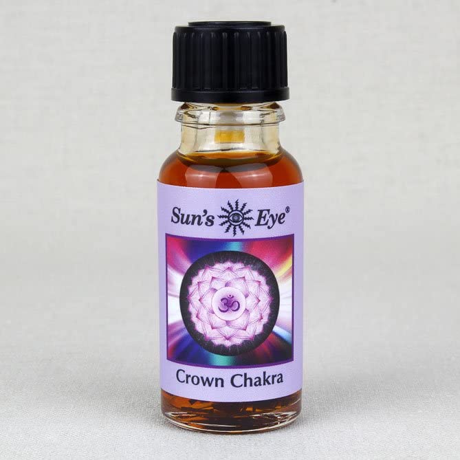 Sun's Eye Crown Chakra Herbal Fragrance Oil - 1/2 Ounce Bottle