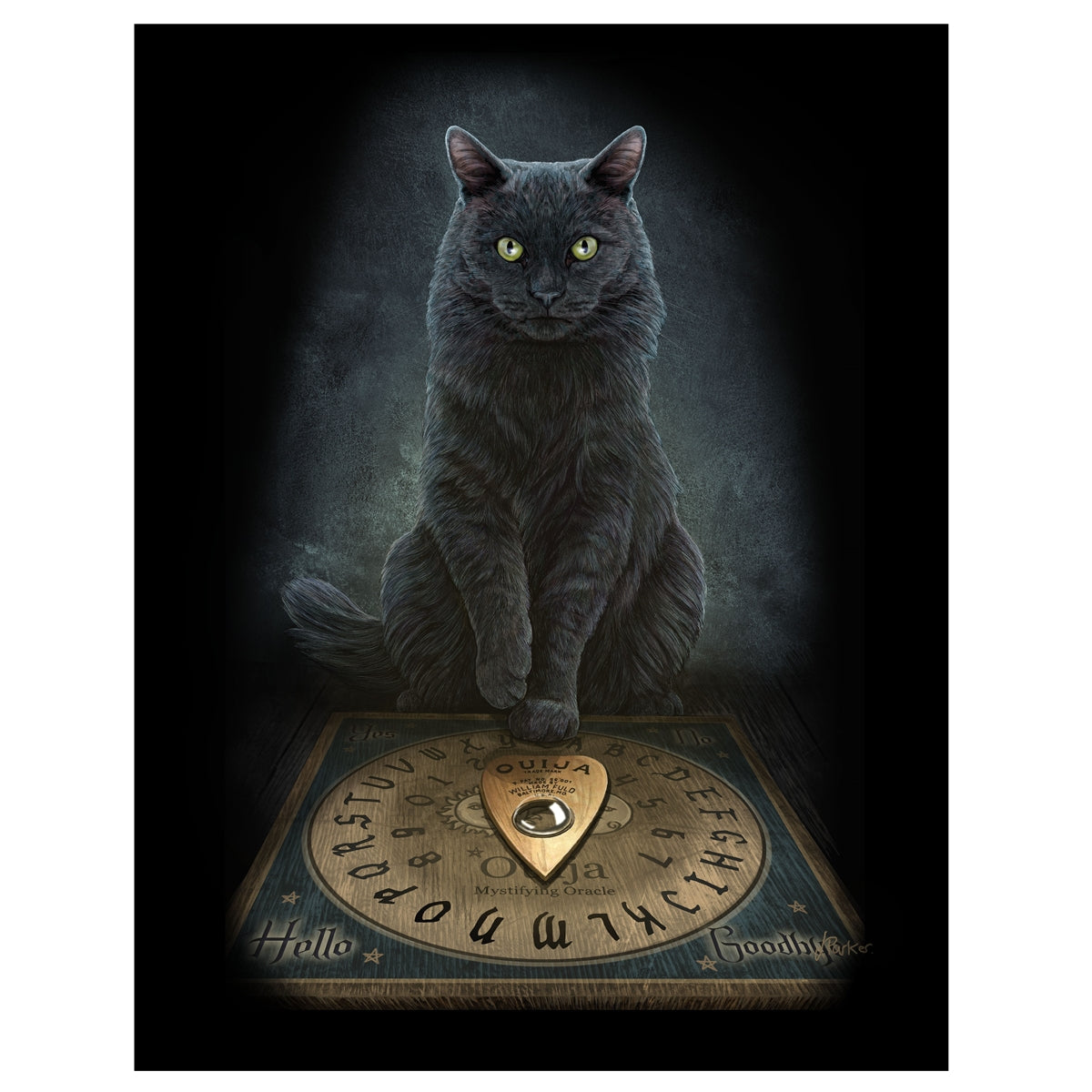 Impresión artística en lienzo de Lisa Parker His Masters Voice de 7,5 x 10 pulgadas