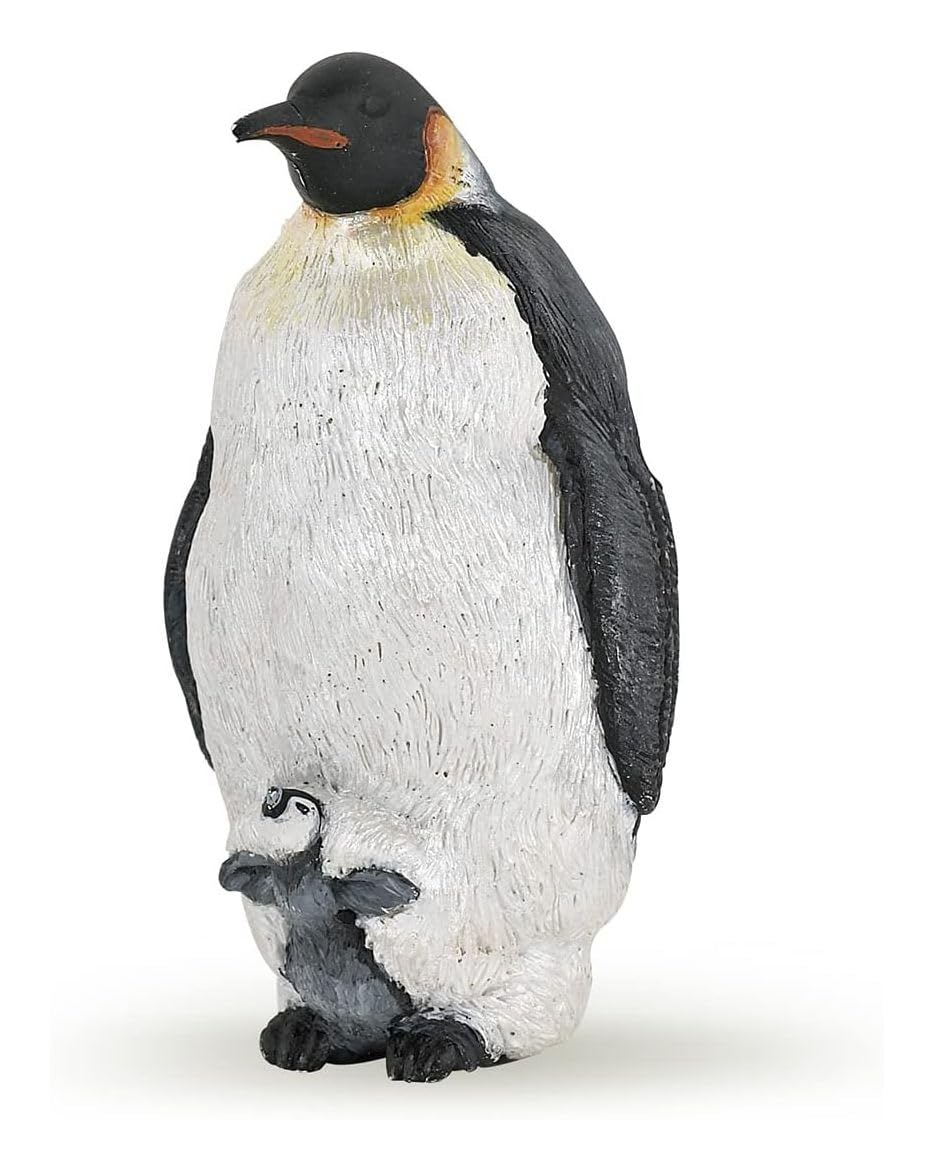 Papo Emperor Penguin Hand Painted Figurine - Heirloom Quality Collectible No. 50033