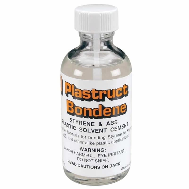 Plastruct White Bondene Cement 2 Oz Bottle