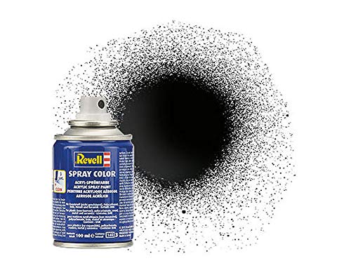 Peinture en aérosol Revell Color 100 ml, noir brillant