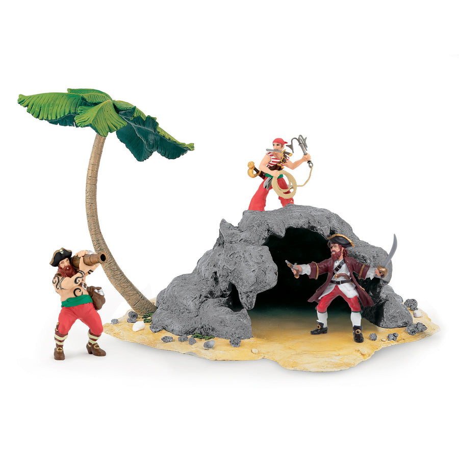 Papo Pirate Island Hand Painted Figurine - Heirloom Quality Collectible (60252)