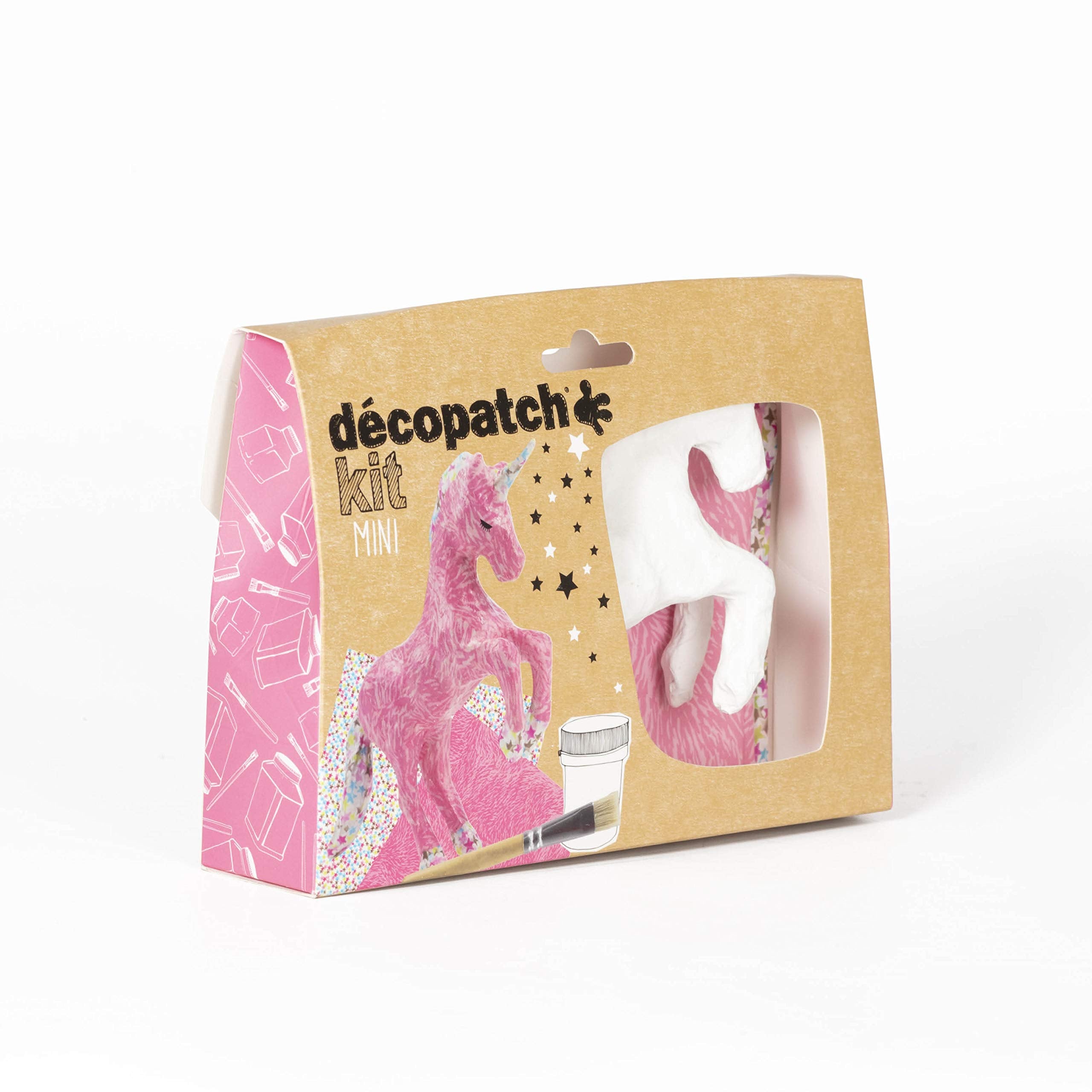 Minikit de decopatch: 5 1/9 x 7 1/2 pulgadas, unicornio