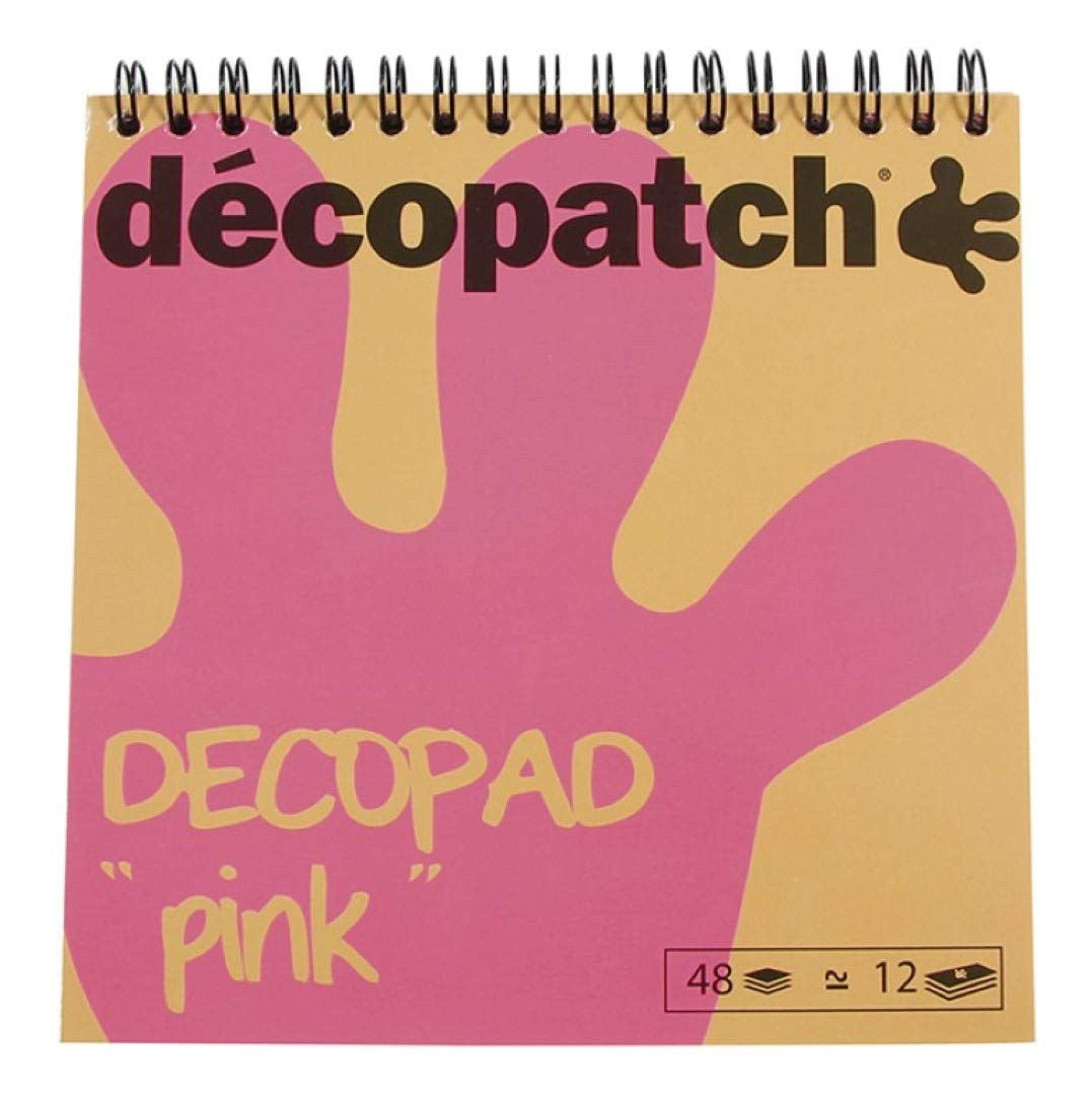 Almohadillas para decopatch Decopatch - 6 x 6 1/4 - Rosa