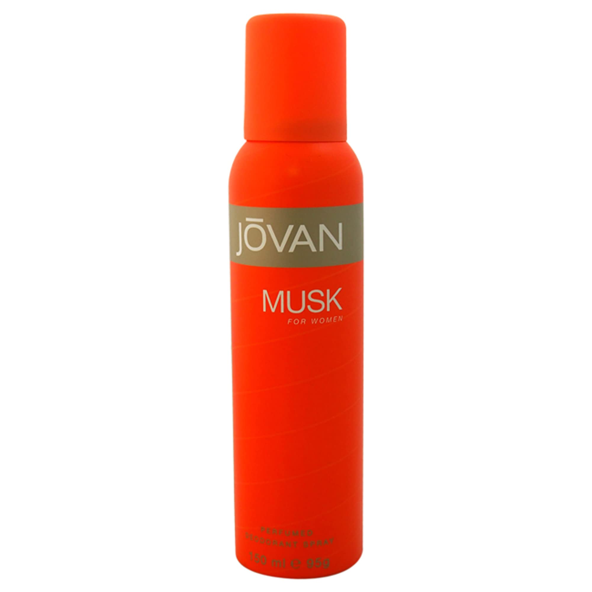 Jovan Musk Deodorant Body Spray for Women, Long-Lasting Fragrance, 5 Oz