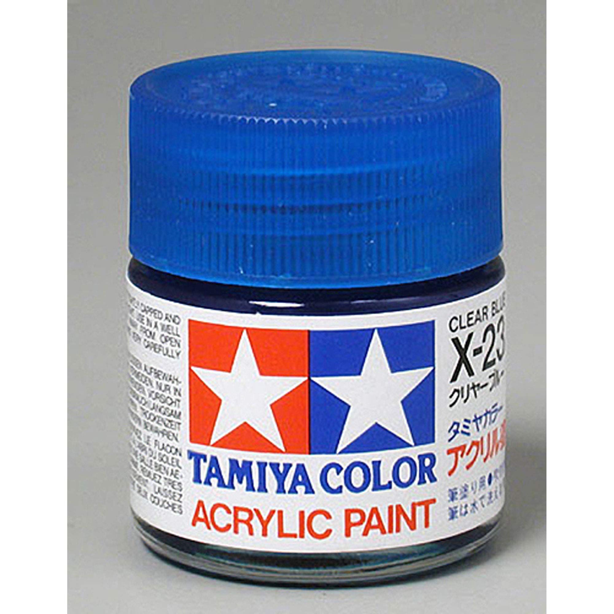 TAMIYA Acrylic Paint XF-23 Clear Blue 23 ml