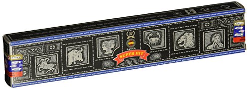 Satya Sai Baba Super Hit Incense Sticks, 12 Boxes of 15 grams, 180 gram Bulk
