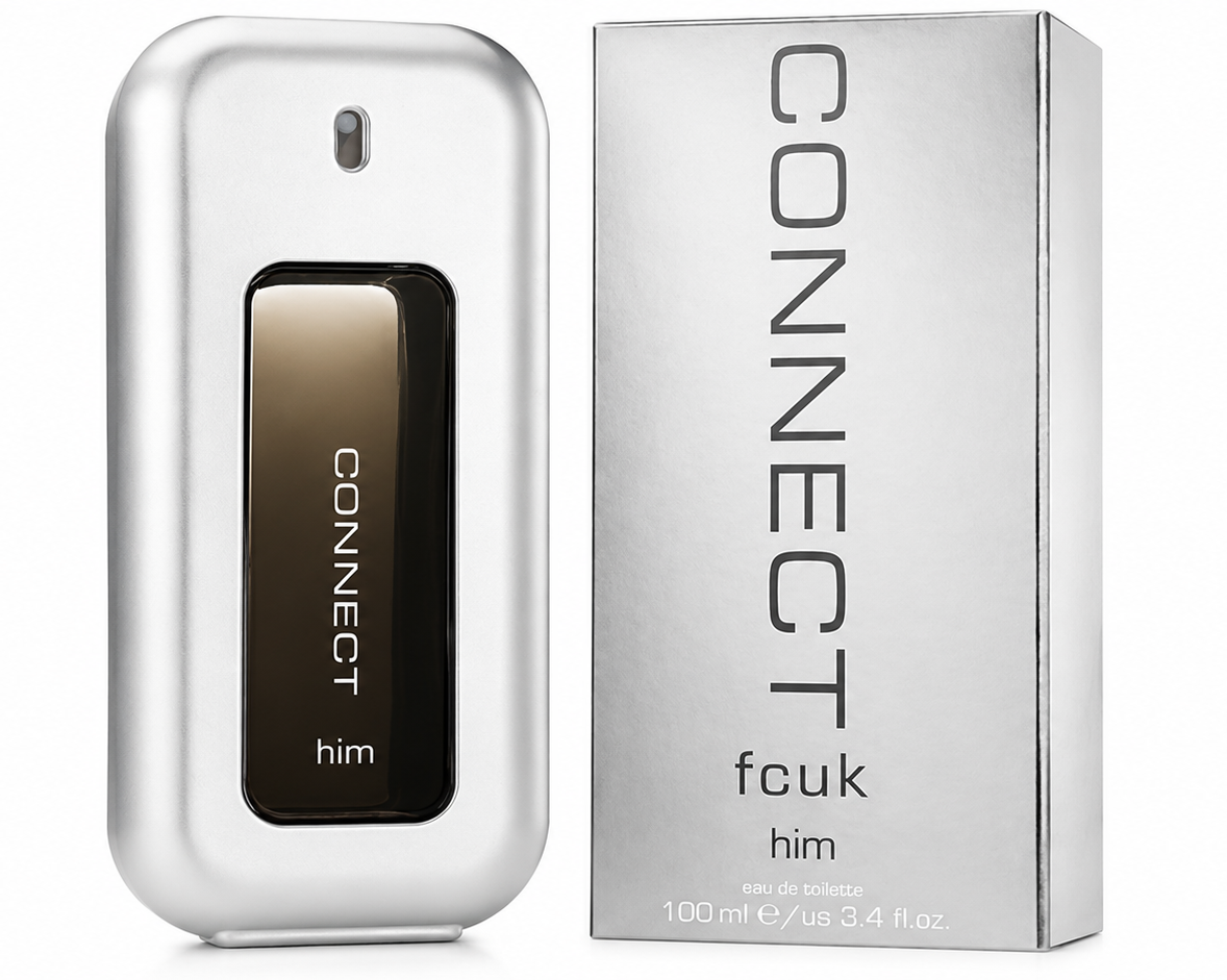French Connection FCUK Connect EDT for Men EDT Spray, 3.4 oz, Fresh Aromatic