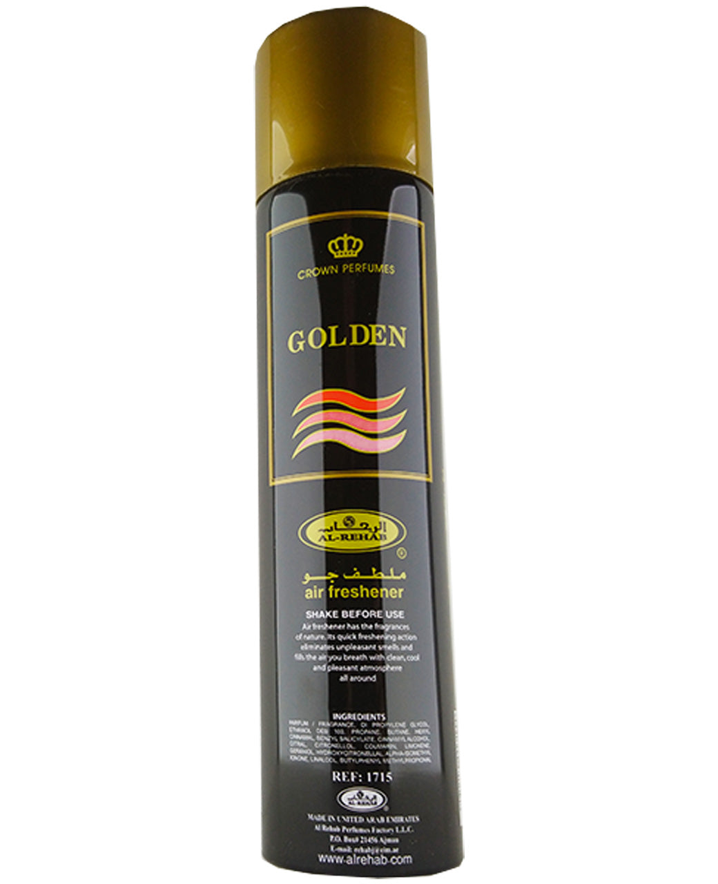 Al Rehab Golden Air Freshener 300 ml (10.1 Oz)