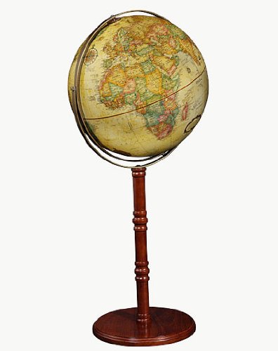 Replogle Commander II Floor Globe, Antique 16"
