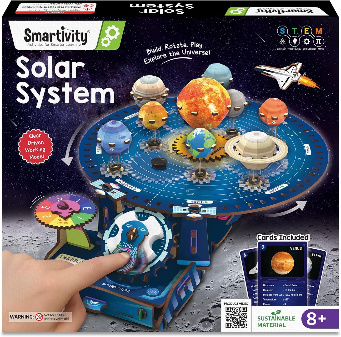 Smartivity Solar System STEM Building Kit for Kids