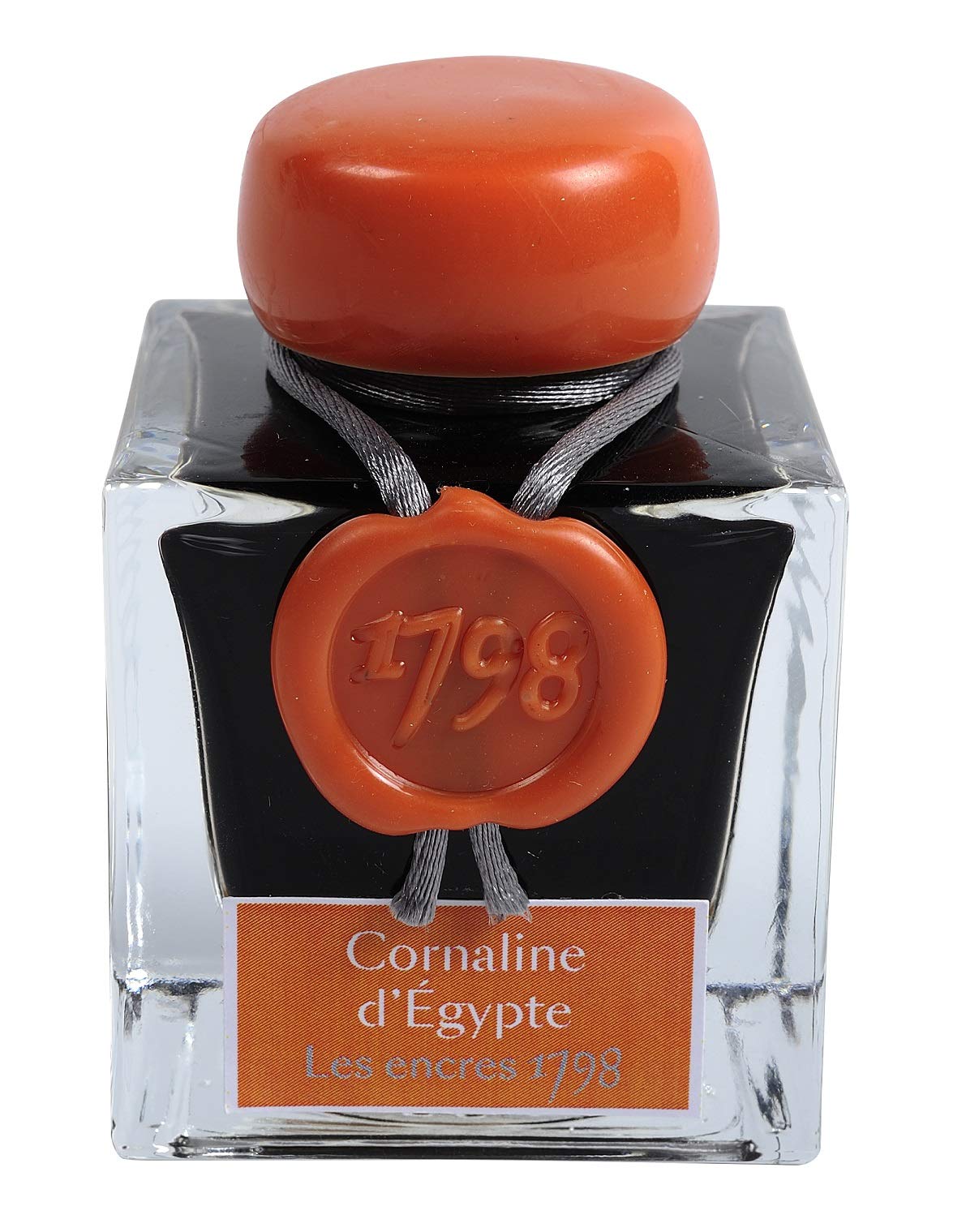 Tinta Herbin 1798 Anniversary - Brillo plateado Botella de 50 ml - Cornaline d'Egypte