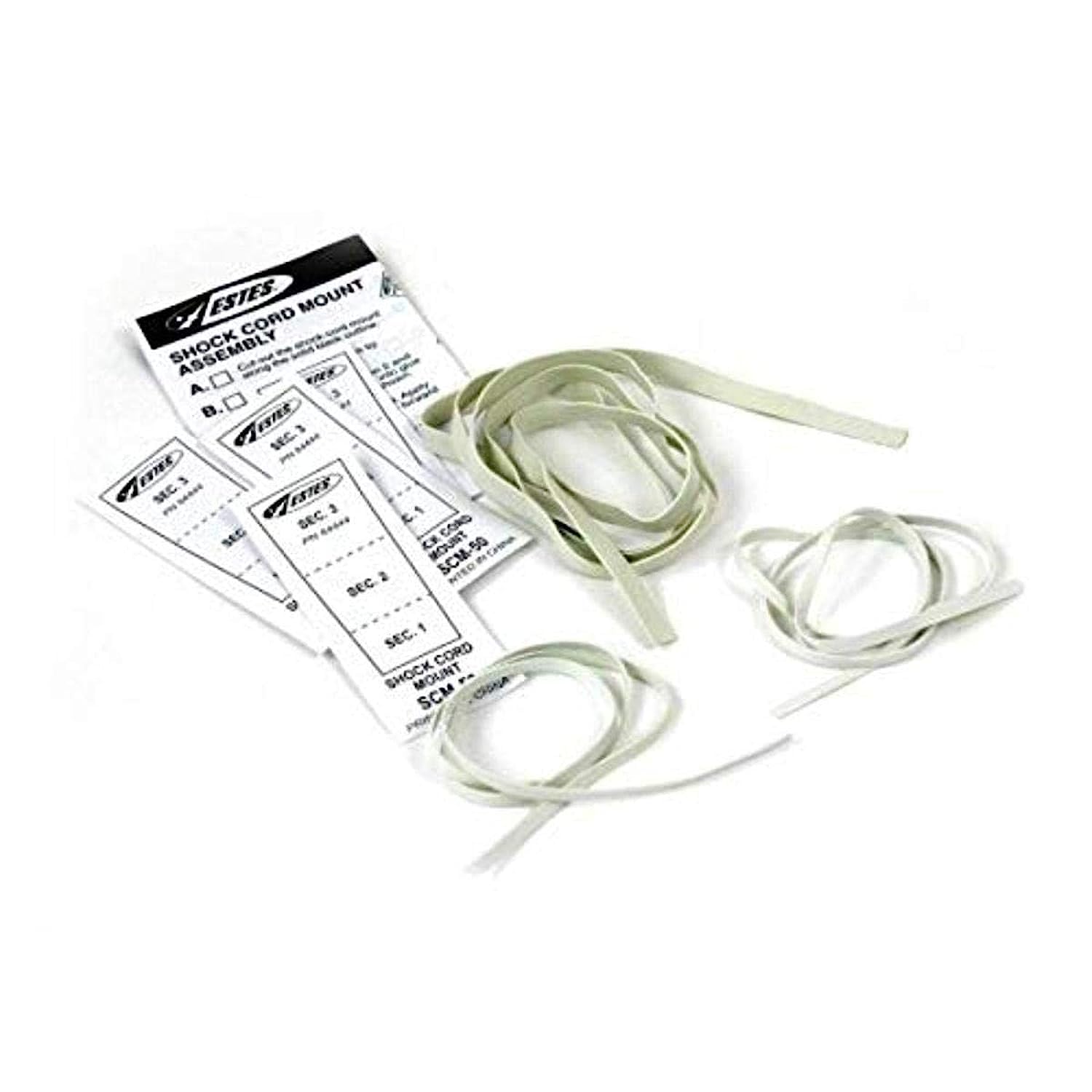 Estes 302278 Shock Cords and Mount Pack for Model Rockets