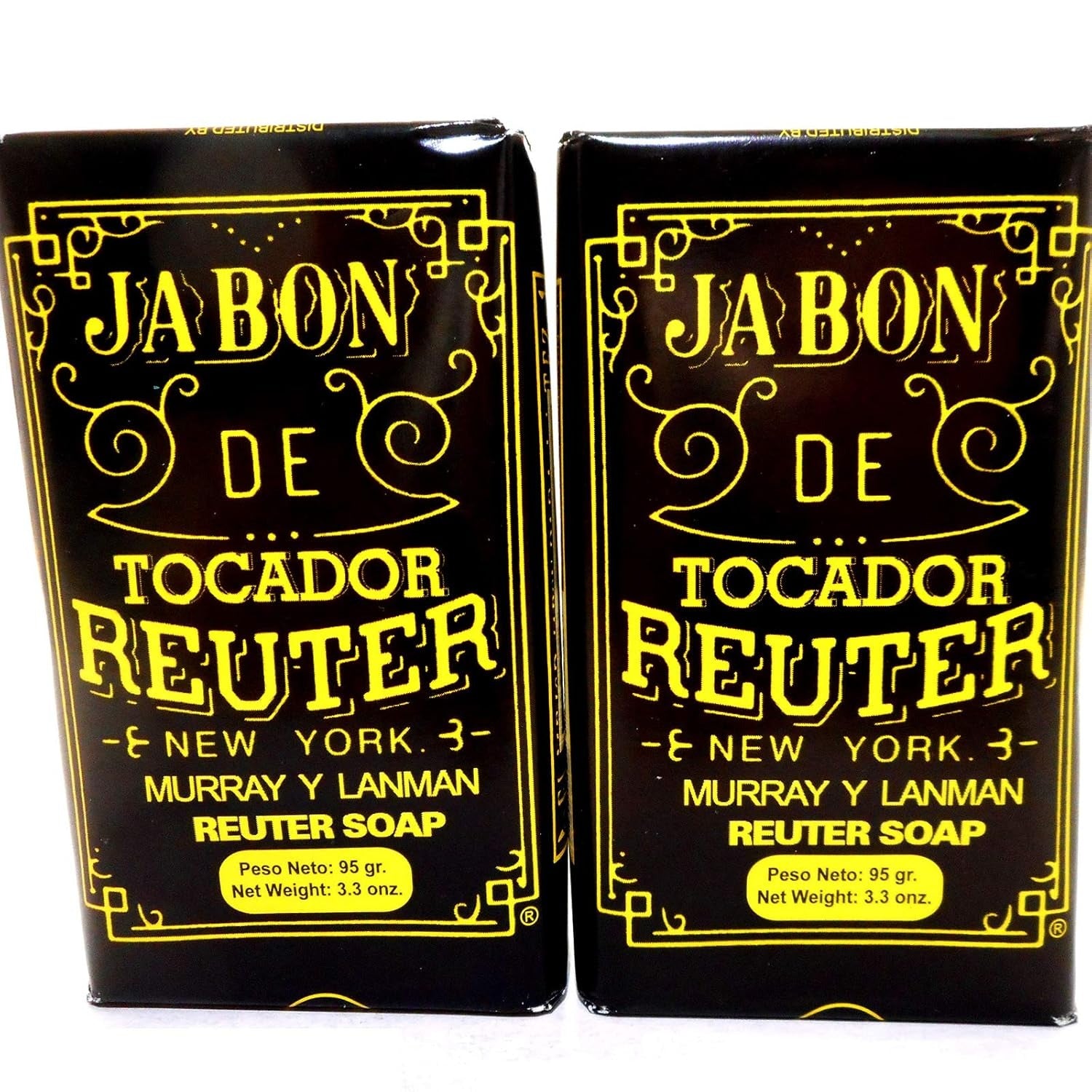 Murray & Lanman Reuter Bar Soap 3.35 Oz/95 gram (Jabon de Reuter) (2-PACK)