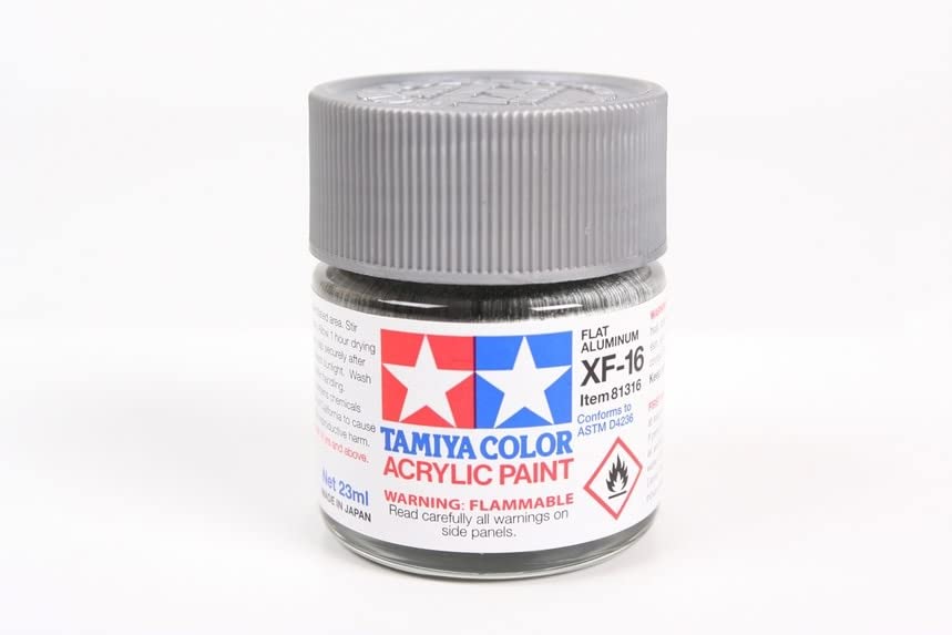 Pintura acrílica Tamiya XF-16 Aluminio mate 23 ml