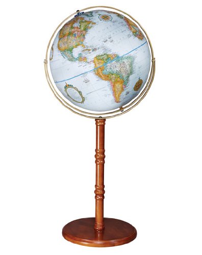 Replogle Edinburgh II Floor Globe, Blue 16"