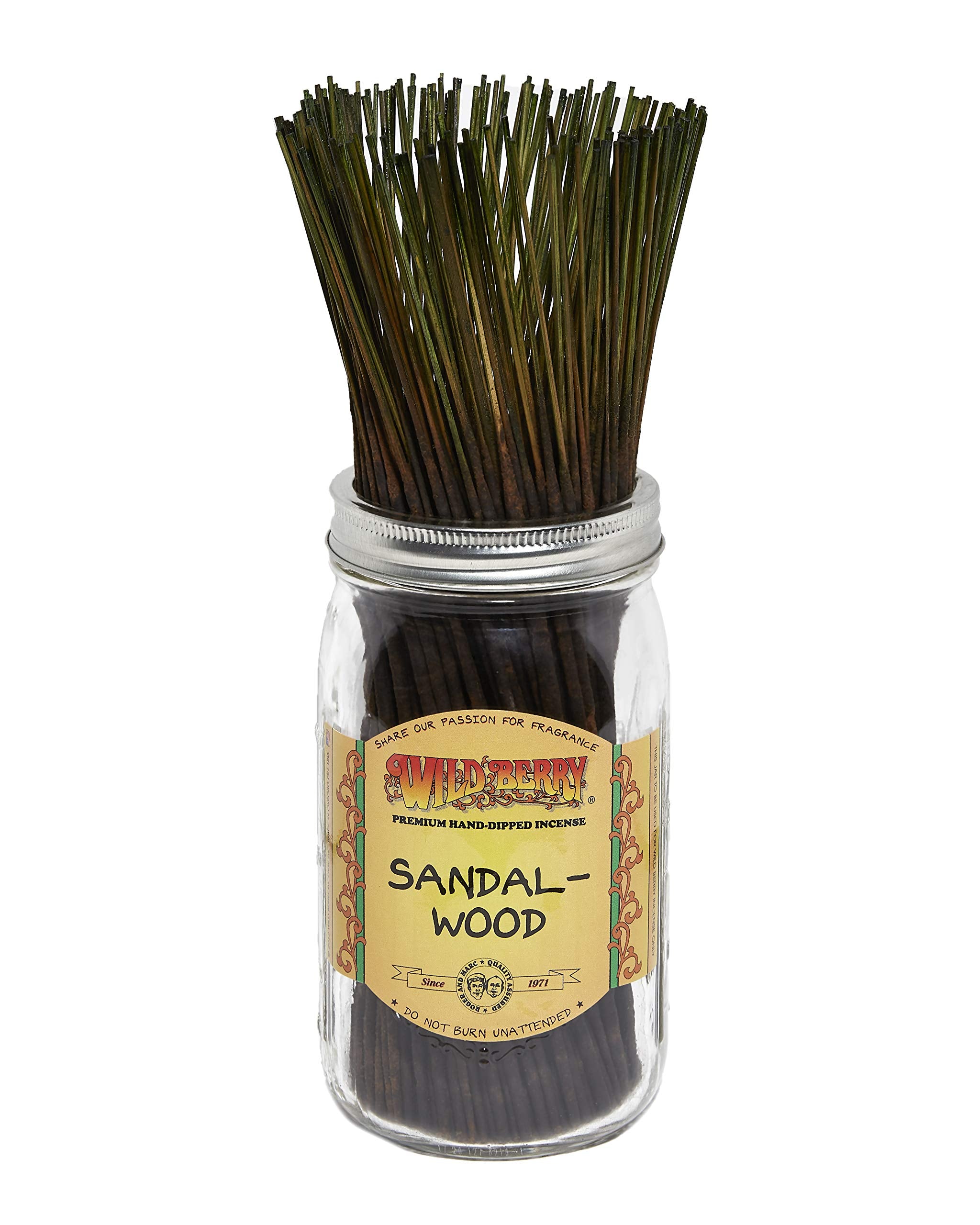 Bâtonnets d'encens aux baies sauvages, 100 bâtonnets - Bois de santal