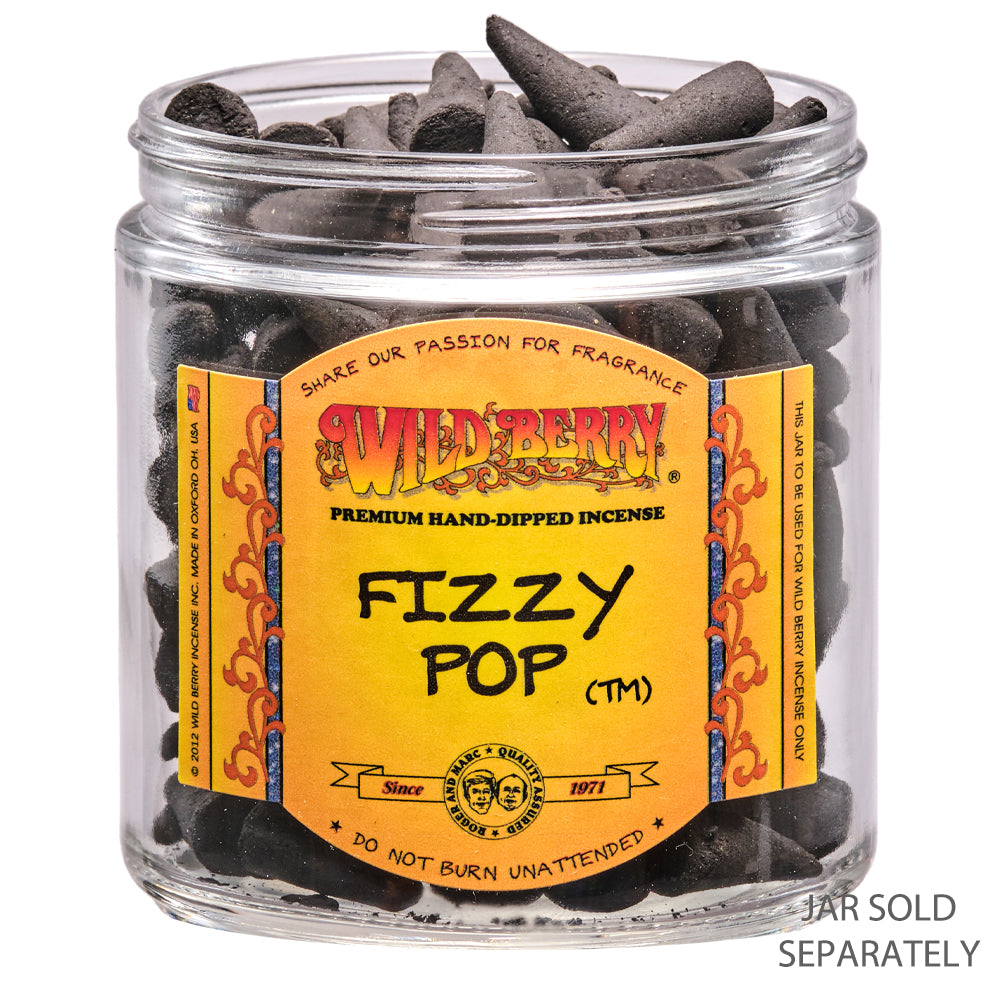 Wild Berry Fizzy Pop Incense Cones, 100 Count