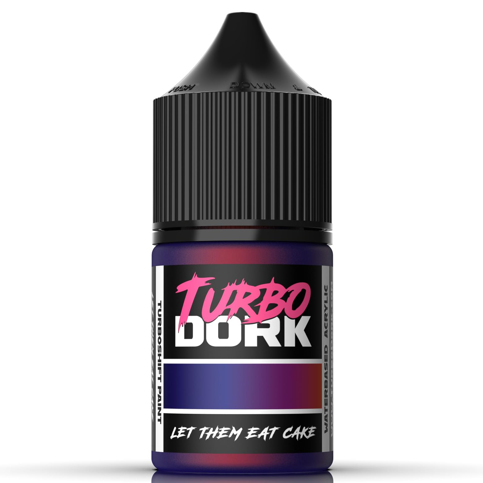 Turbo Dork Let Them Eat Cake TurboShift Acrylic Paint 22ml Bottle - Water-based Non-Toxic Metallic Color Shifting Paint