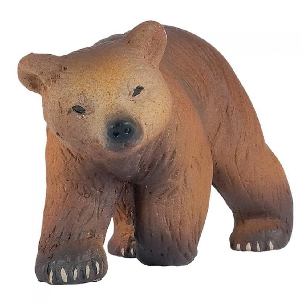 Papo Pyrenees Bear Cub Hand Painted Figurine - Heirloom Quality Collectible No. 50031