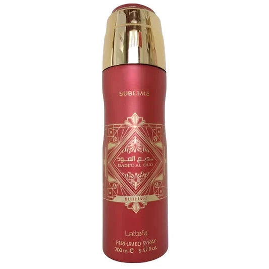 Lattafa Badee Al Oud Sublime Deodorant Spray 6.7 Ounce (200 ml)