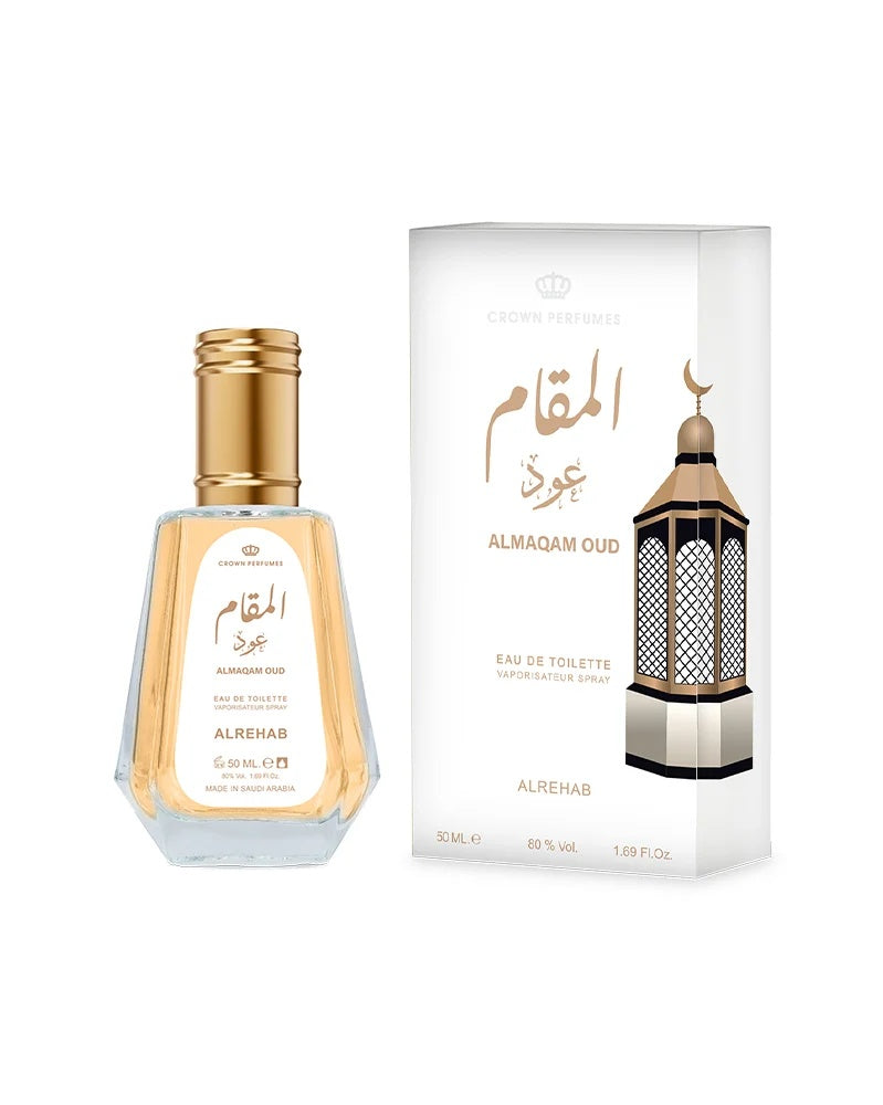 Al Rehab Almaqam Oud EDP, Oriental Woody Fragrance, 1.69 Oz