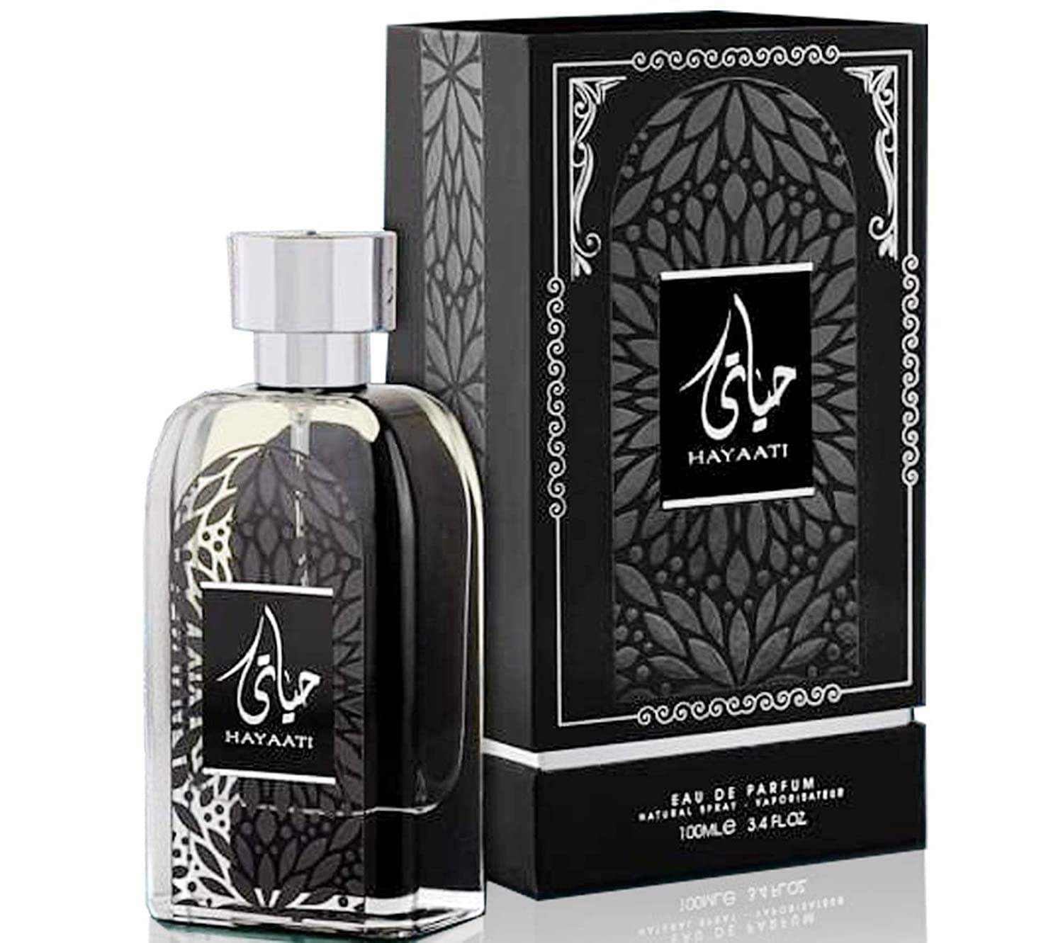 Ard Al Zaafaran Hayaati Eau de Parfum Spray para hombres, 3,4 onzas líquidas (100 ml)