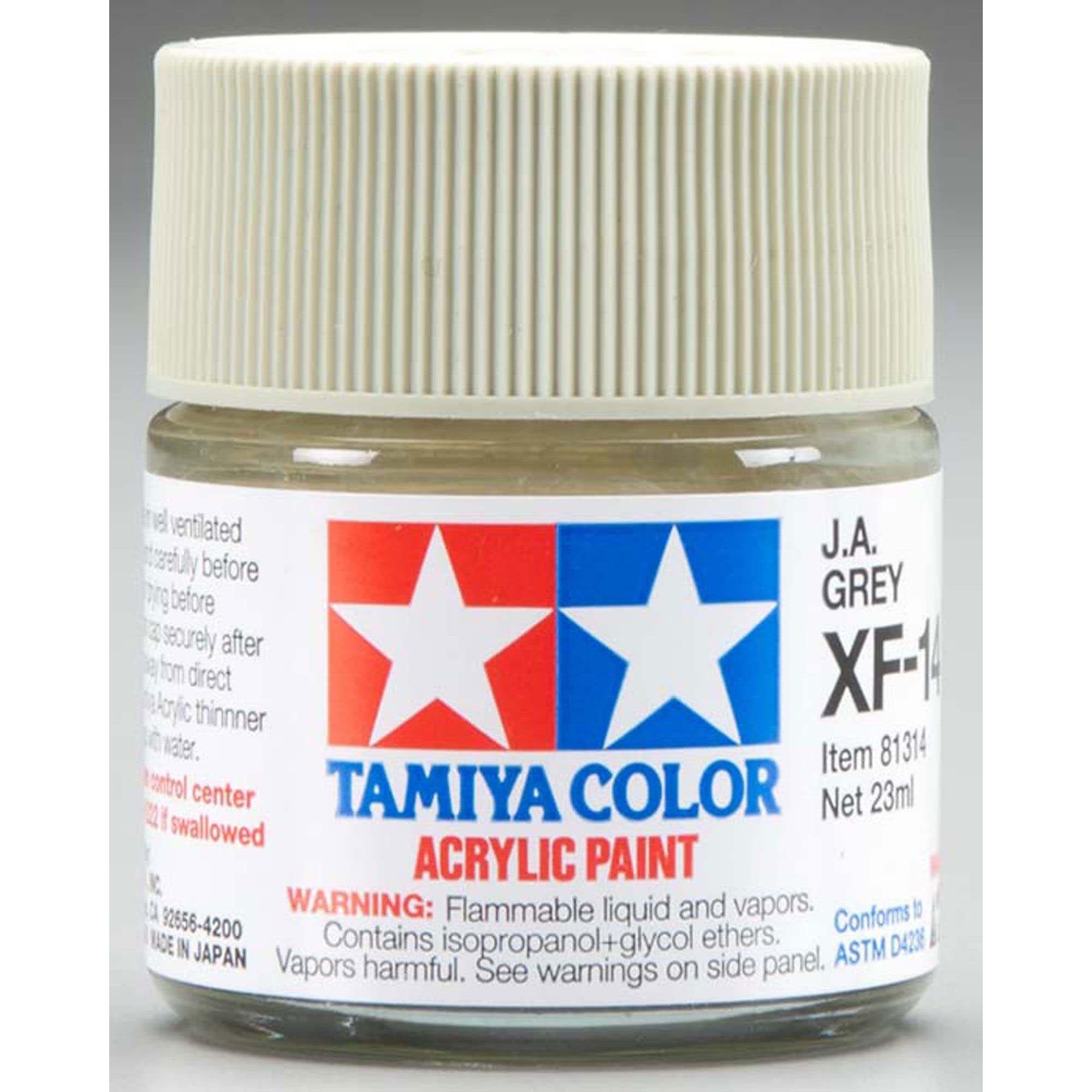 Peinture acrylique TAMIYA XF14 Flat JAGray TAM81314 pour plastiques