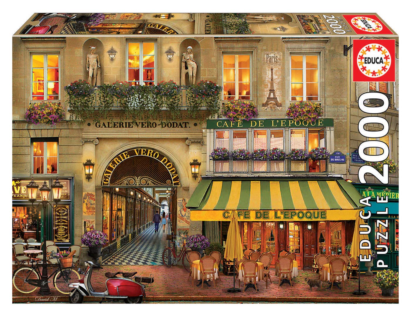 Educa 18506 Puzzles 2,000 Pieces, Galerie Paris